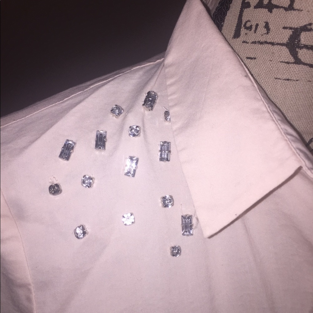 Embellished button down - Picture 3 of 4
